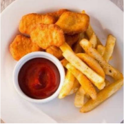 Nuggets with Fries &amp; Ice Cream