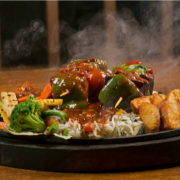 Triple Schezwan Sizzler - Chicken